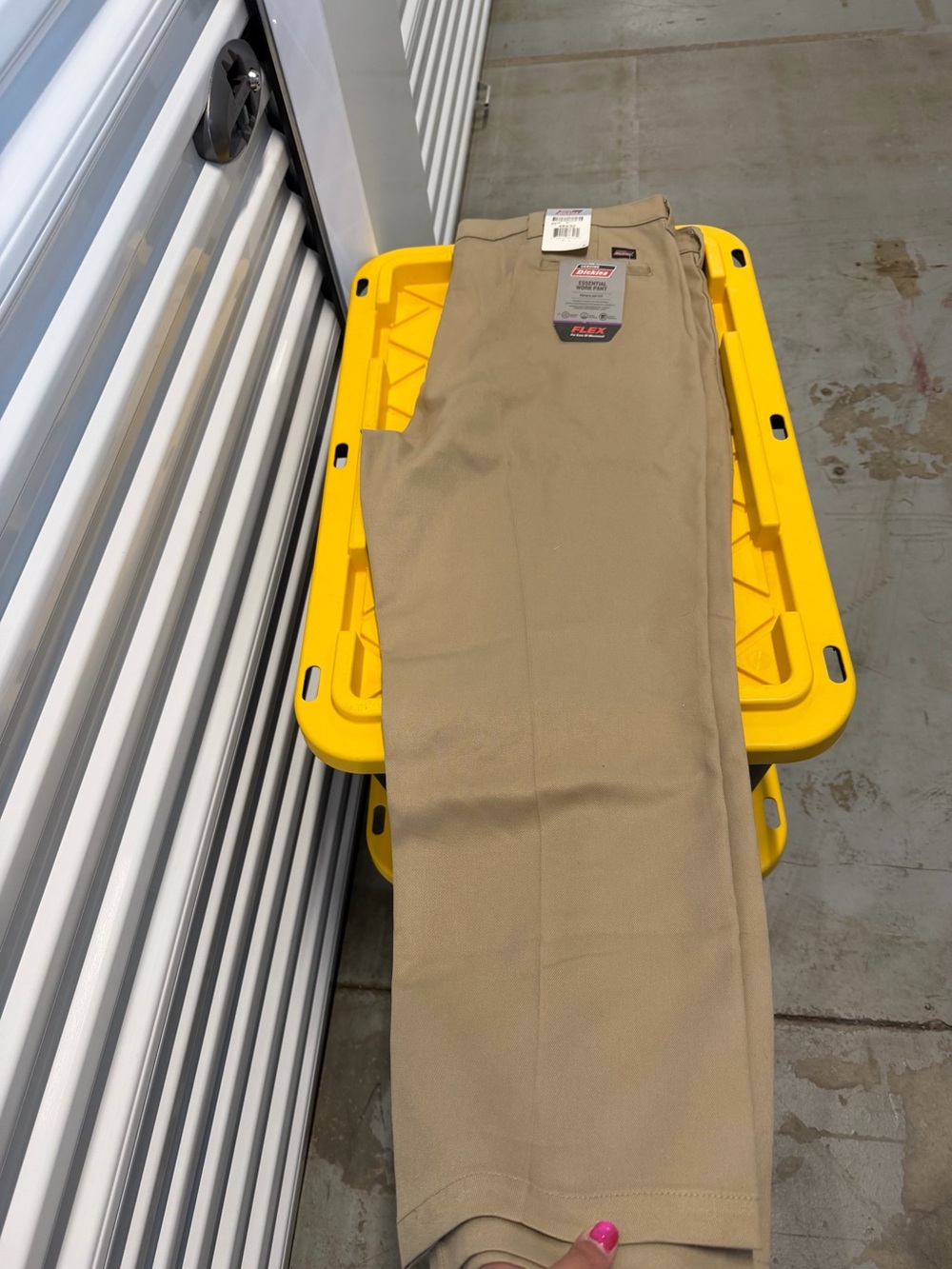 Dickies Men’s Khaki Straight Leg Chinos - Tan